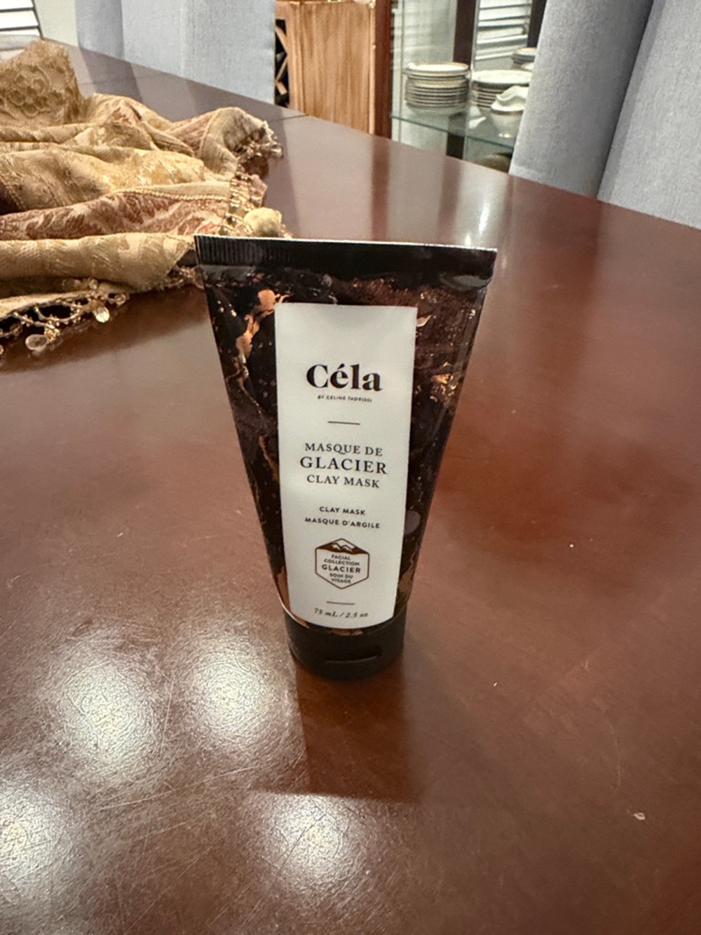 Céla Glacier Clay Mask — Black & White Tube